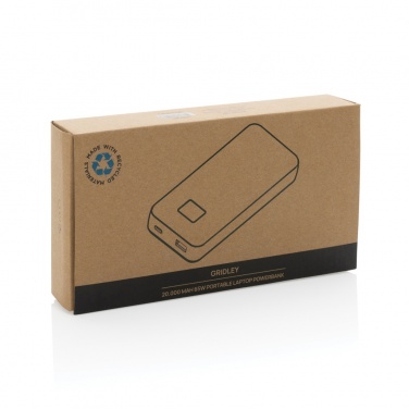 Logotrade corporate gifts photo of: Gridley RCS rplastic 20000 65W laptop powerbank