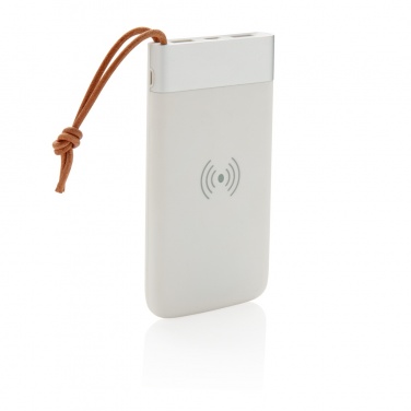 Logotrade promotional giveaways photo of: Aria 8.000 mAh 5W wireless charging powerbank