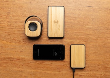 Logotrade promotional products photo of: Bamboo 3W Wireless Fashion Speaker