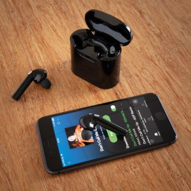 Logotrade advertising product picture of: Liberty wireless earbuds in charging case