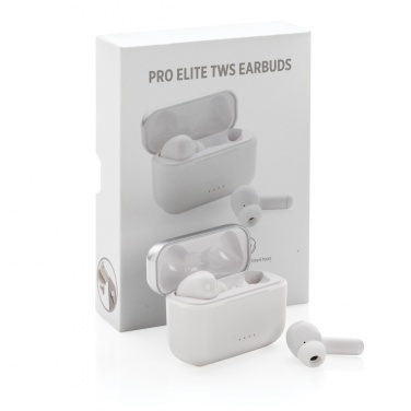 Logo trade promotional gifts image of: Pro Elite TWS earbuds