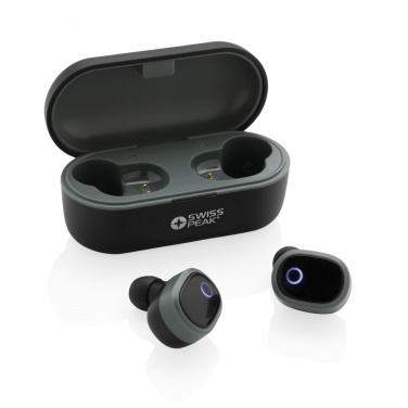 Logo trade promotional merchandise picture of: Swiss peak TWS earbuds