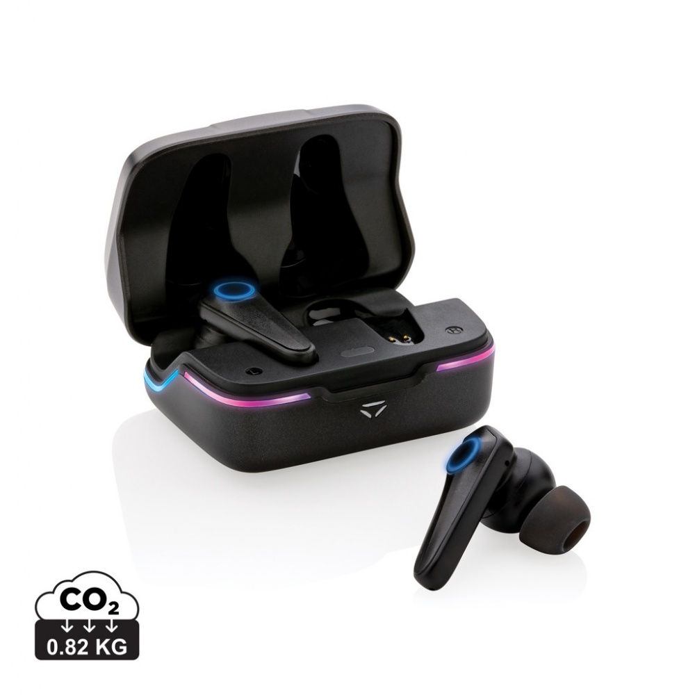 Logotrade promotional merchandise image of: RGB gaming earbuds with ENC