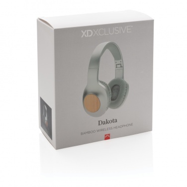 Logotrade promotional gifts photo of: Dakota Bamboo wireless headphone