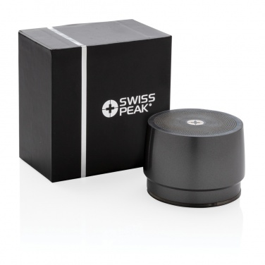 Logotrade promotional giveaways photo of: Swiss peak 5W wireless bass speaker