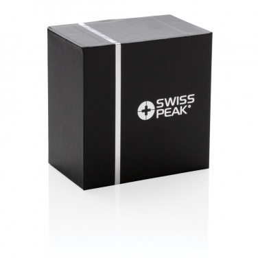 Logo trade promotional giveaways image of: Swiss peak 5W wireless bass speaker