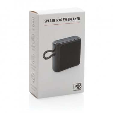 Logotrade advertising product image of: Splash IPX6 3W speaker