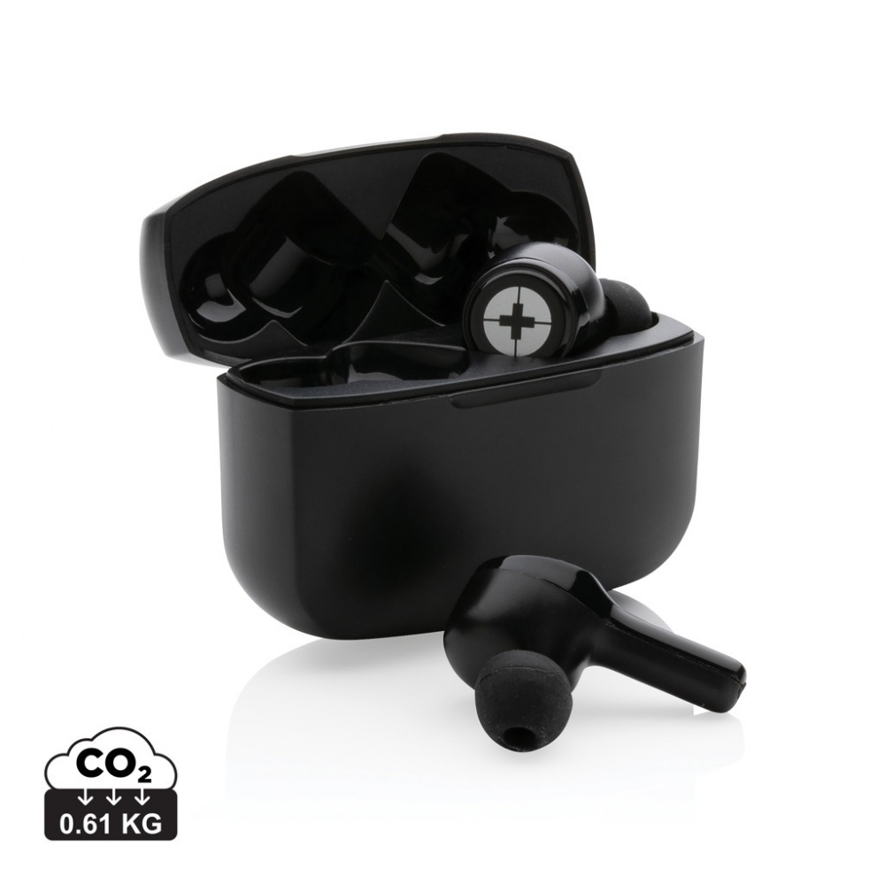 Logo trade promotional gifts picture of: Swiss Peak ANC TWS earbuds