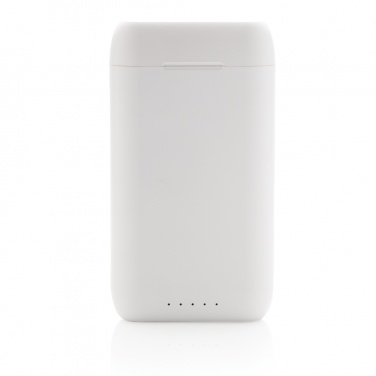 Logotrade promotional gift picture of: Liberty TWS earbuds with 5.000 mAh powerbank
