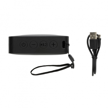 Logo trade promotional items image of: Urban Vitamin Vallejo RCS rplastic 3W speaker IPX 7