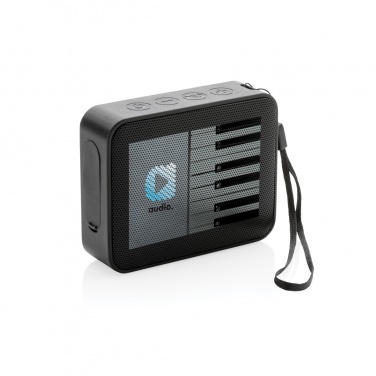 Logo trade promotional giveaway photo of: Urban Vitamin Vallejo RCS rplastic 3W speaker IPX 7