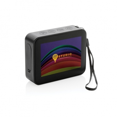 Logo trade promotional giveaways picture of: Urban Vitamin Vallejo RCS rplastic 3W speaker IPX 7