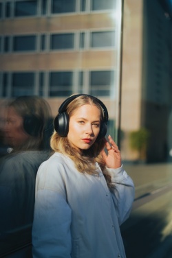 Logotrade promotional merchandise picture of: Urban Vitamin Cupertino RCS rplastic ANC headphone