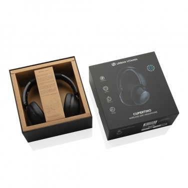 Logo trade advertising product photo of: Urban Vitamin Cupertino RCS rplastic ANC headphone