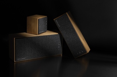 Logo trade business gift photo of: Wynn 5W bamboo wireless speaker