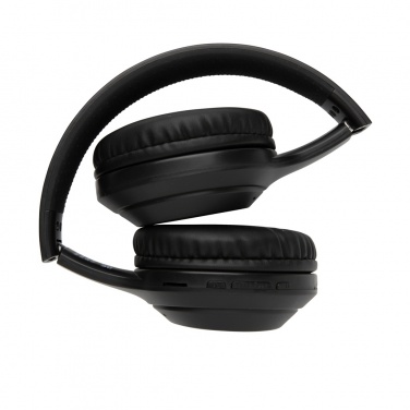 Logotrade promotional giveaway image of: RCS standard recycled plastic headphone