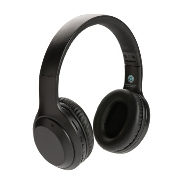 Logo trade advertising product photo of: RCS standard recycled plastic headphone