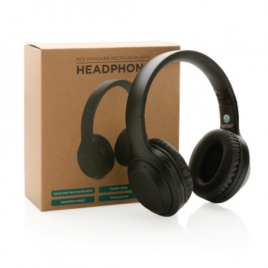 Logotrade promotional item picture of: RCS standard recycled plastic headphone