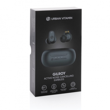 Logo trade promotional items picture of: Urban Vitamin Gilroy hybrid ANC and ENC earbuds