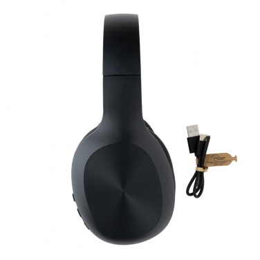 Logotrade promotional gift image of: RCS recycled plastic JAM wireless headphone