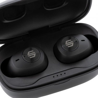 Logo trade promotional giveaways picture of: Urban Vitamin Palm Springs RCS rplastic ENC earbuds