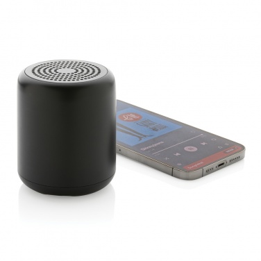 Logo trade promotional product photo of: RCS certified recycled plastic 5W Wireless speaker