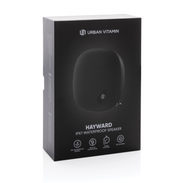 Logo trade advertising products image of: Urban Vitamin Hayward IPX7 waterproof 5W speaker