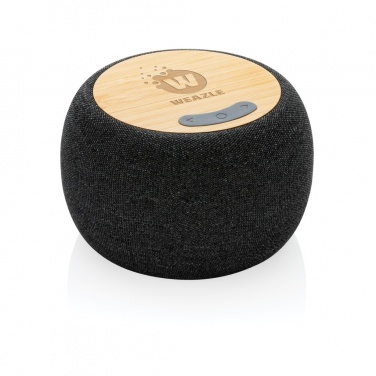 Logotrade advertising product image of: RCS Rplastic/PET and bamboo 5W speaker