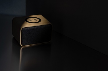 Logotrade business gifts photo of: RCS Rplastic 3W speaker with bamboo 5W wireless