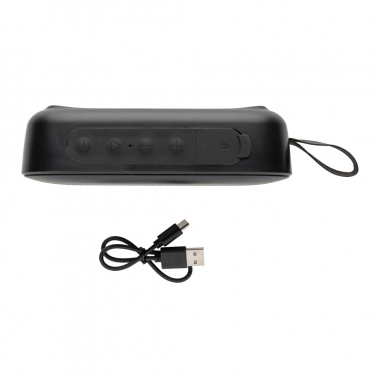 Logo trade promotional merchandise photo of: RCS recycled plastic Soundbox 5W speaker