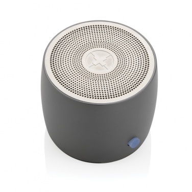 Logo trade business gift photo of: Swiss Peak RCS recycled aluminum 3W bass speaker