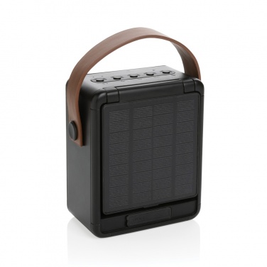 Logo trade advertising products image of: Skywave RCS recycled plastic solar speaker 12W
