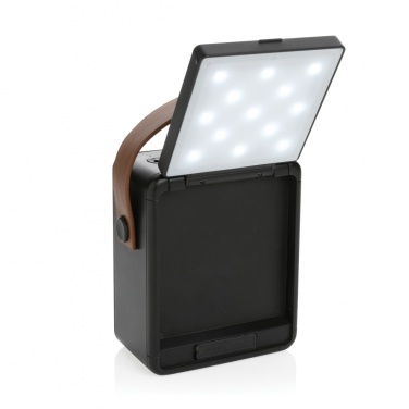 Logo trade corporate gifts image of: Skywave RCS recycled plastic solar speaker 12W