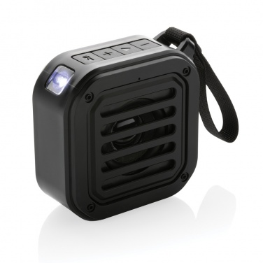 Logotrade business gift image of: 3W RCS recycled plastic wireless sunwave solar speaker