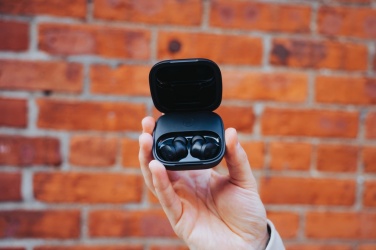 Logo trade promotional giveaways picture of: Lakewood RCS recycled and repairable wireless earbuds