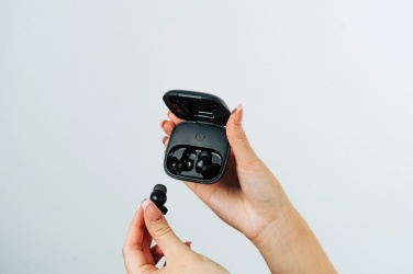 Logotrade promotional product picture of: Lakewood RCS recycled and repairable wireless earbuds