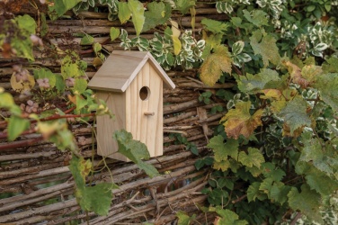 Logo trade promotional giveaway photo of: Wooden birdhouse