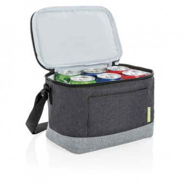 Logo trade advertising products image of: Duo colour RPET cooler bag