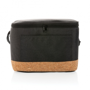 Logo trade corporate gift photo of: Impact AWARE™ XL RPET two tone cooler bag with cork detail