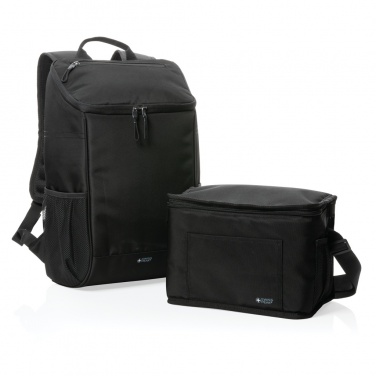 Logo trade promotional item photo of: Swiss Peak AWARE™ 1200D deluxe 8 can cooler bag