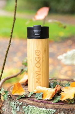 Logotrade promotional giveaway picture of: Bogota vacuum bamboo coffee mug