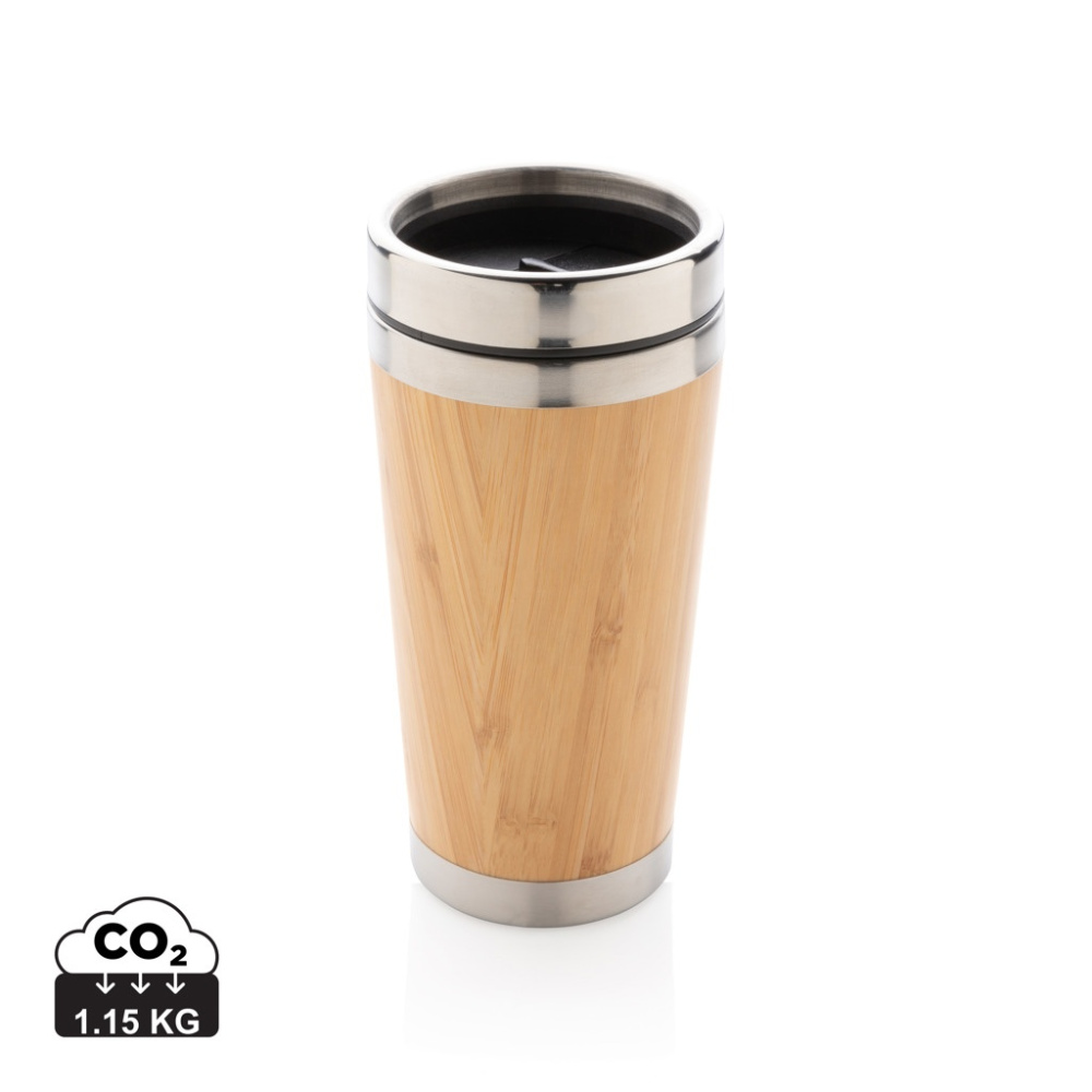 Logo trade promotional merchandise photo of: Bamboo tumbler