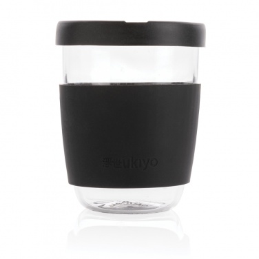 Logotrade business gift image of: Ukiyo borosilicate glass with silicone lid and sleeve
