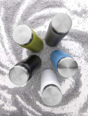 Logotrade promotional item picture of: RCS Recycled stainless steel vacuum bottle 600ML