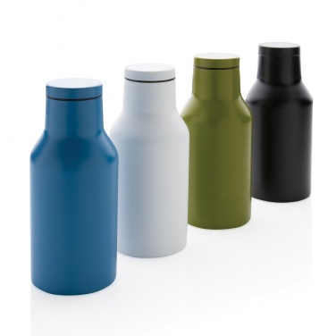 Logo trade promotional giveaways image of: RCS Recycled stainless steel compact bottle