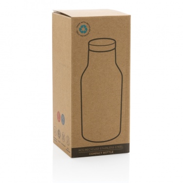Logo trade business gift photo of: RCS Recycled stainless steel compact bottle