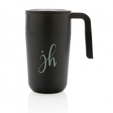 Logotrade promotional merchandise photo of: GRS Recycled PP and SS mug with handle