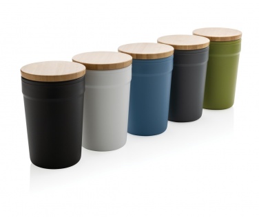 Logotrade promotional merchandise image of: GRS certified recycled PP mug with bamboo lid
