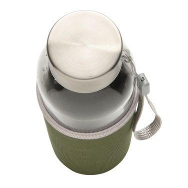 Logotrade promotional gift image of: Glass bottle with neoprene sleeve