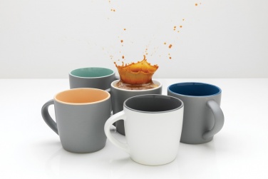 Logo trade promotional giveaway photo of: Ceramic mug with coloured inner 300ml